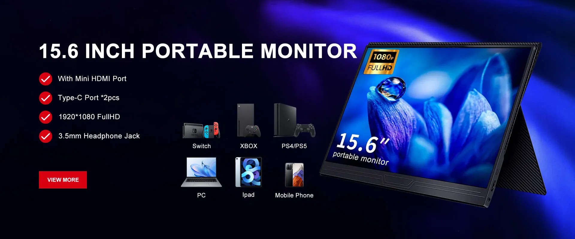 China Portable Monitor တင်သွင်းသူ